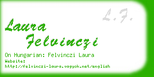 laura felvinczi business card